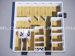 Модульная столовая из блок-контейнеров в Сочи